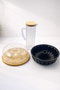Hermia Set de Cocina de 4 Piezas con Dariole de Granito y Accesorios